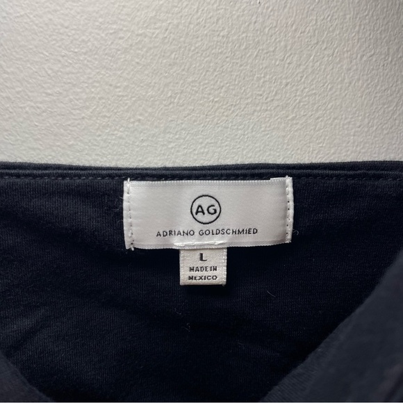 AG Adriano Goldschmied Black Cotton Blend Tank Midi open back Dress in Size L - Picture 5 of 10